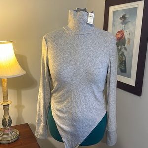 NWT Grey Aerie Turtleneck Bodysuit